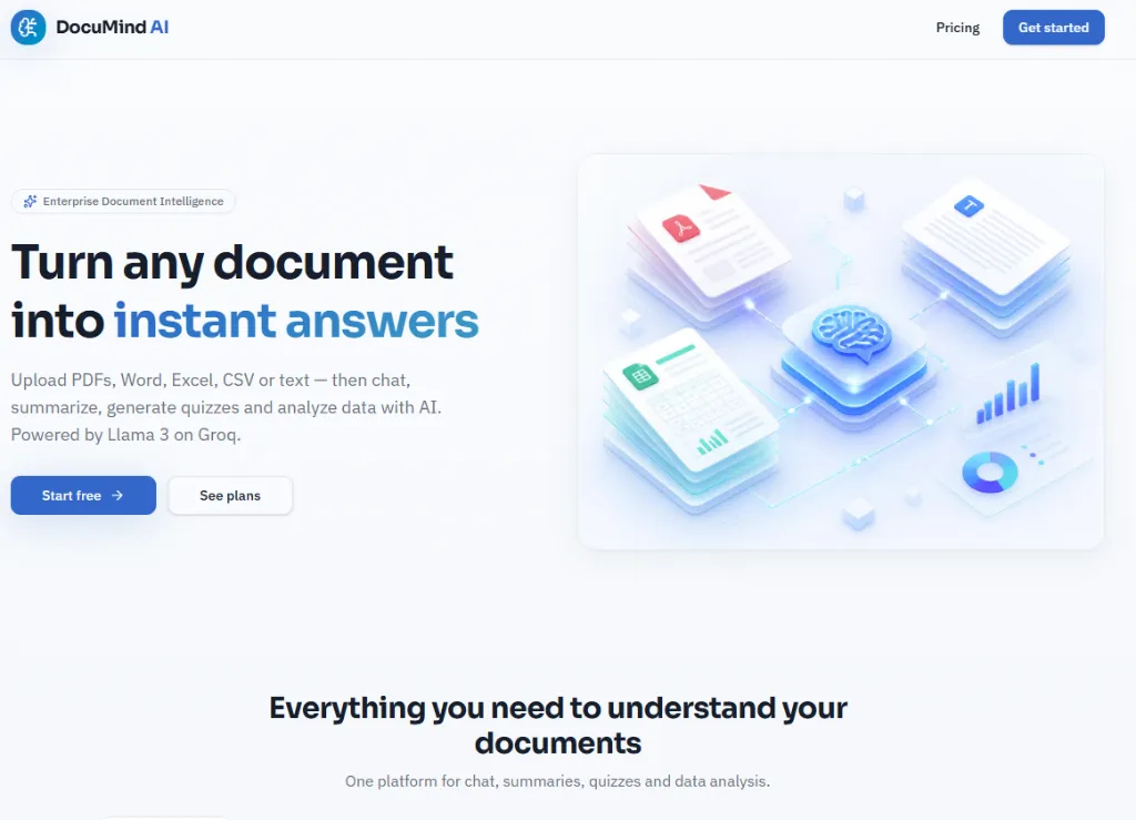 DocuMind AI Interface